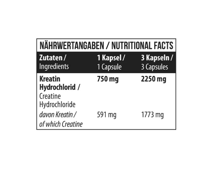 MST - Creatine HCL 300 Kapseln