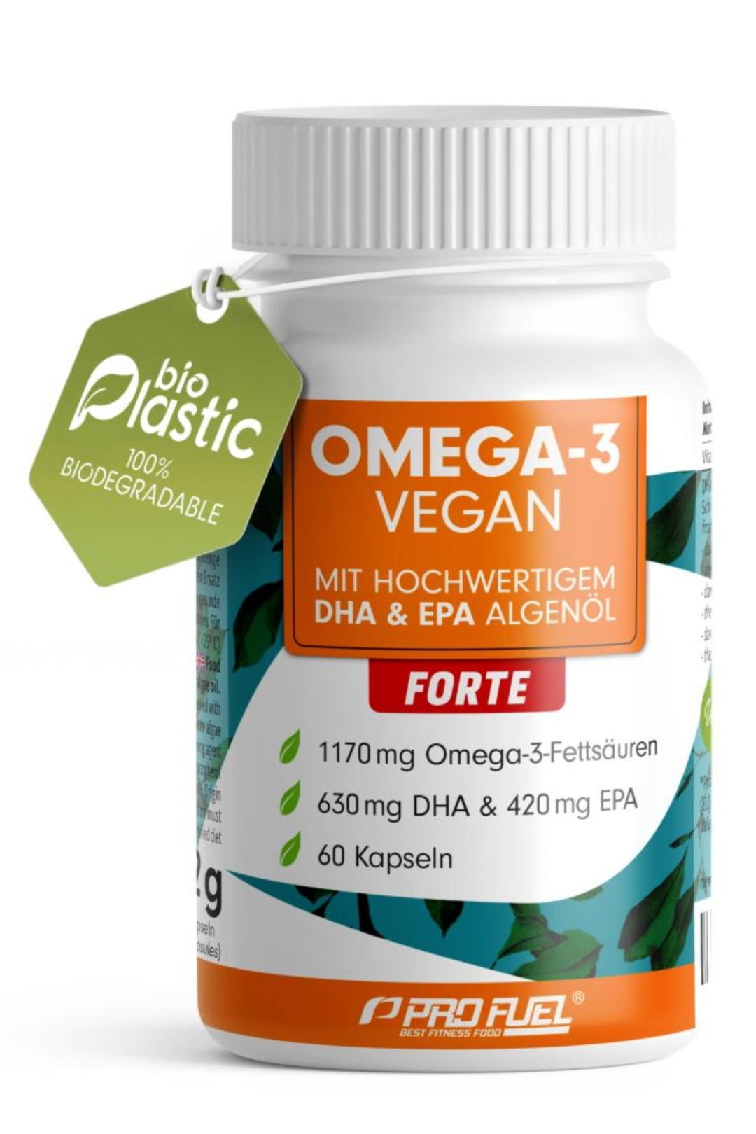 ProFuel Vegan Omega 3 FORTE - 60 Algenöl-Kapseln