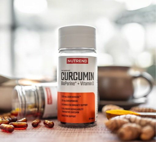 Nutrend Curcumin Bioperine Vitamin D, 60 Kapseln