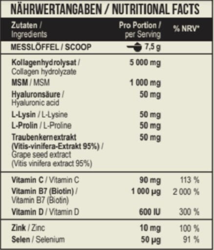 MST - Beauty Collagen Verisol OptiMSM 450g