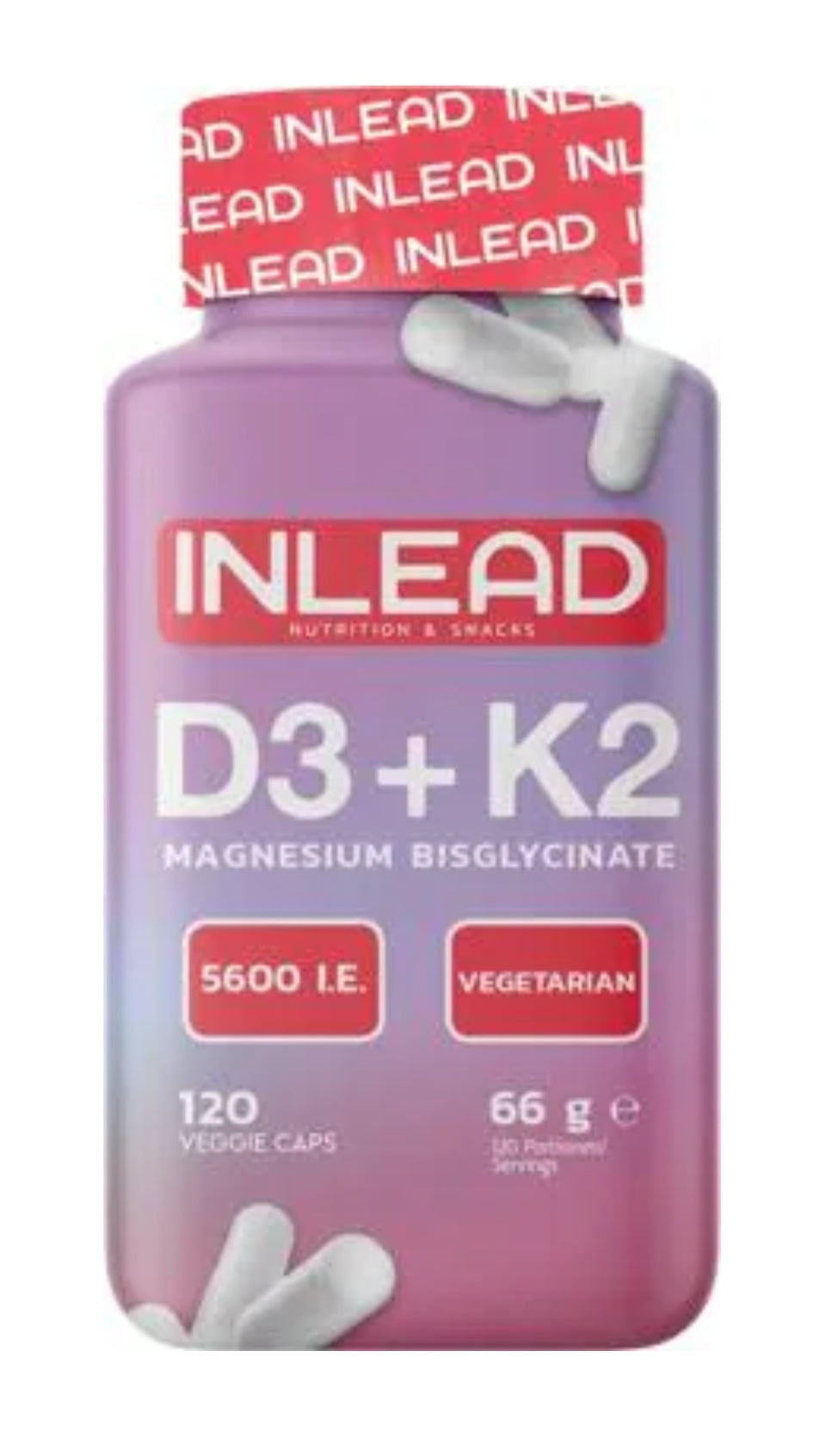 INLEAD Vitamin D3  K2  Magnesium 120 Kapseln