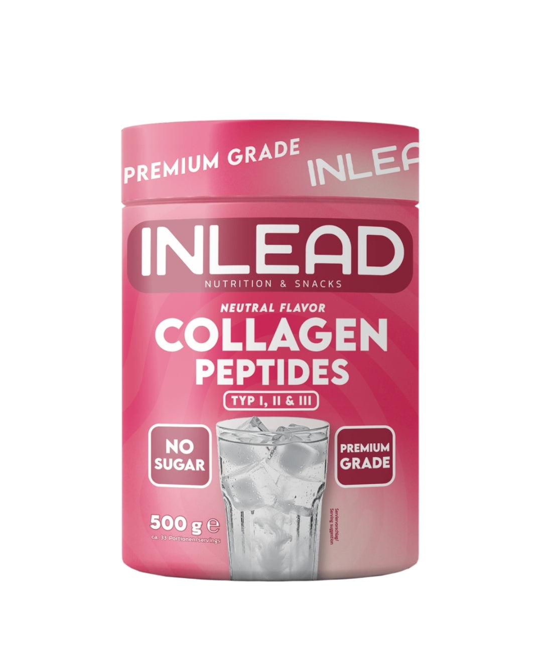 INLEAD Collagen Peptides Typ I + II & III 500g