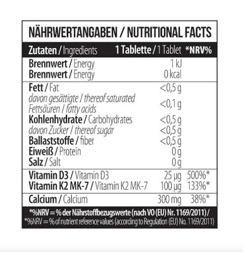 MST - Calcium Citrate D3  K2Vital 60 Tabletten