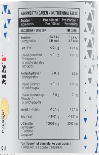 MST - L-Carnitine Carnipure 100.000 Orange 1000 ml