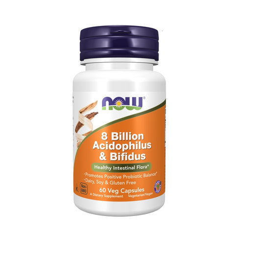 Now Foods 8 Billion Acidophilus & Bifidus 60 veg. Kapseln