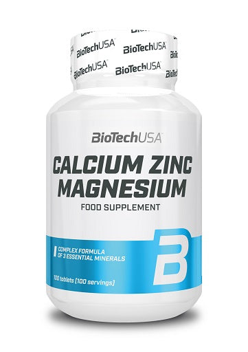 BioTech Calcium Zinc Magnesium - 100 Tabletten